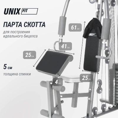 Силовой комплекс UNIX Fit блочный / Block 70 Max
