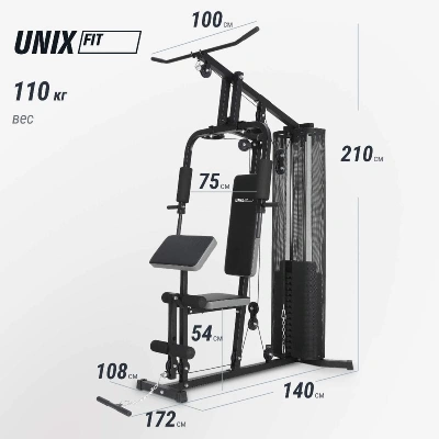 Силовой комплекс UNIX Fit блочный / Block 70