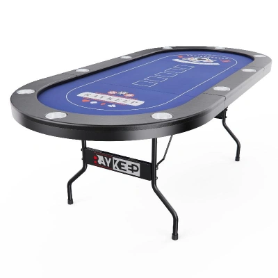 Игровой стол – покер DFC RAYKEEP 84", на 10 мест, складные ножки