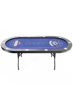 Игровой стол – покер DFC RAYKEEP 84", на 10 мест, складные ножки