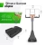 Баскетбольная стойка UNIX Line B-Stand-PC 54"x32" (140 х 82 см) R45 H230-305 см