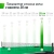 Всепогодный теннисный стол UNIX Line для улицы outdoor 14 мм SMC, зеленый